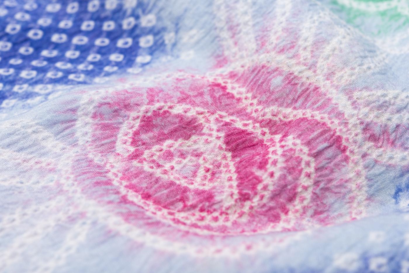 新品浴衣　藤娘きぬたや　三色薔薇の画像