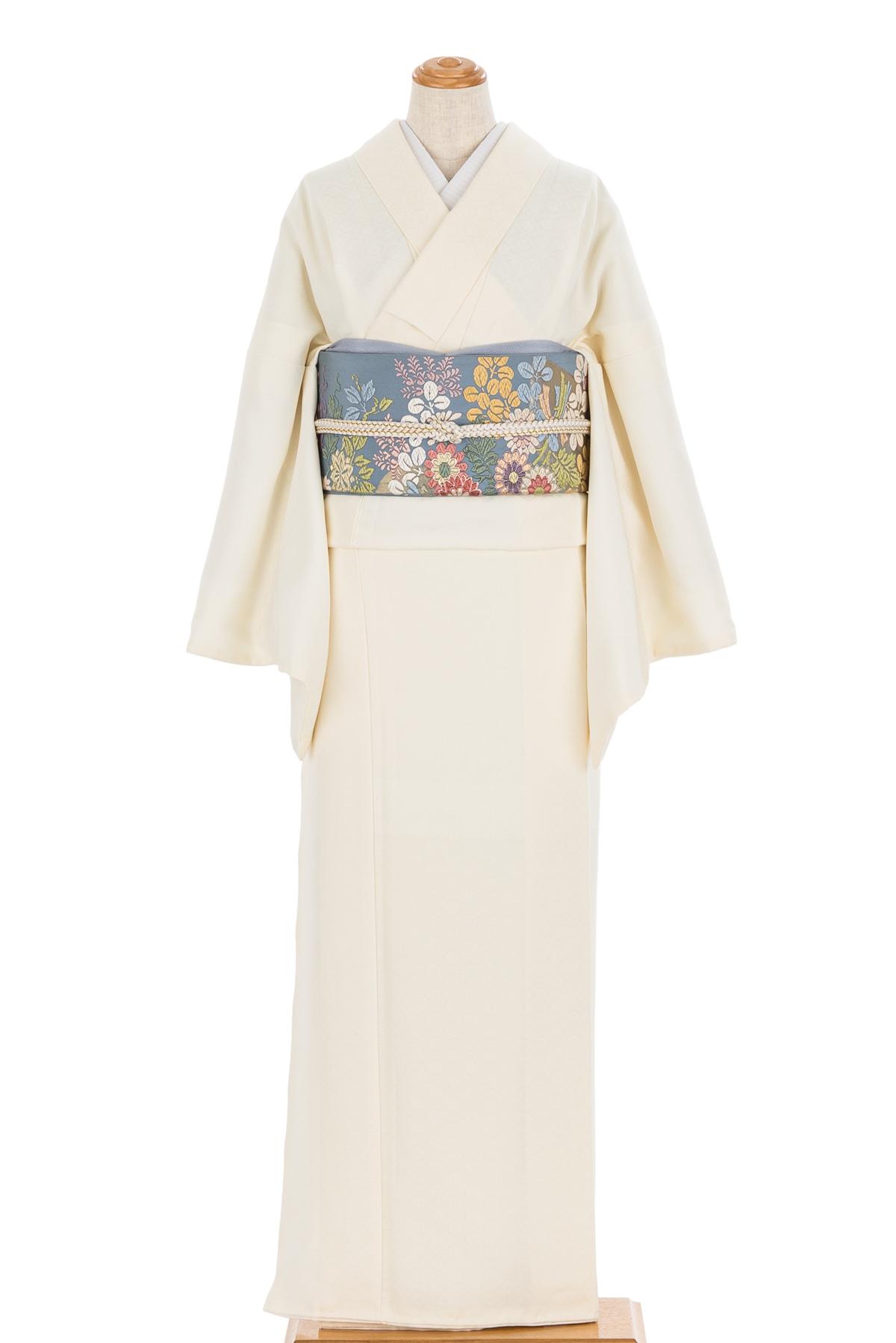 新品 洗える色無地 無紋 アイボリー : 新品・リユース着物の通販 から
