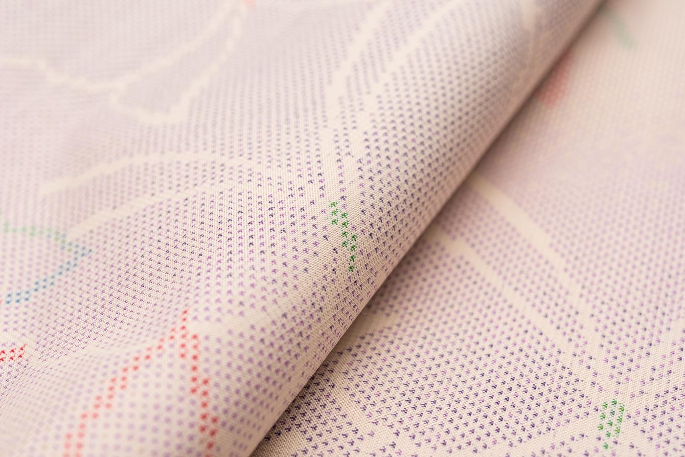 大島紬 白大島 蝶々 本場大島紬】 9マルキカタス式相当地空 ≪御仕立て