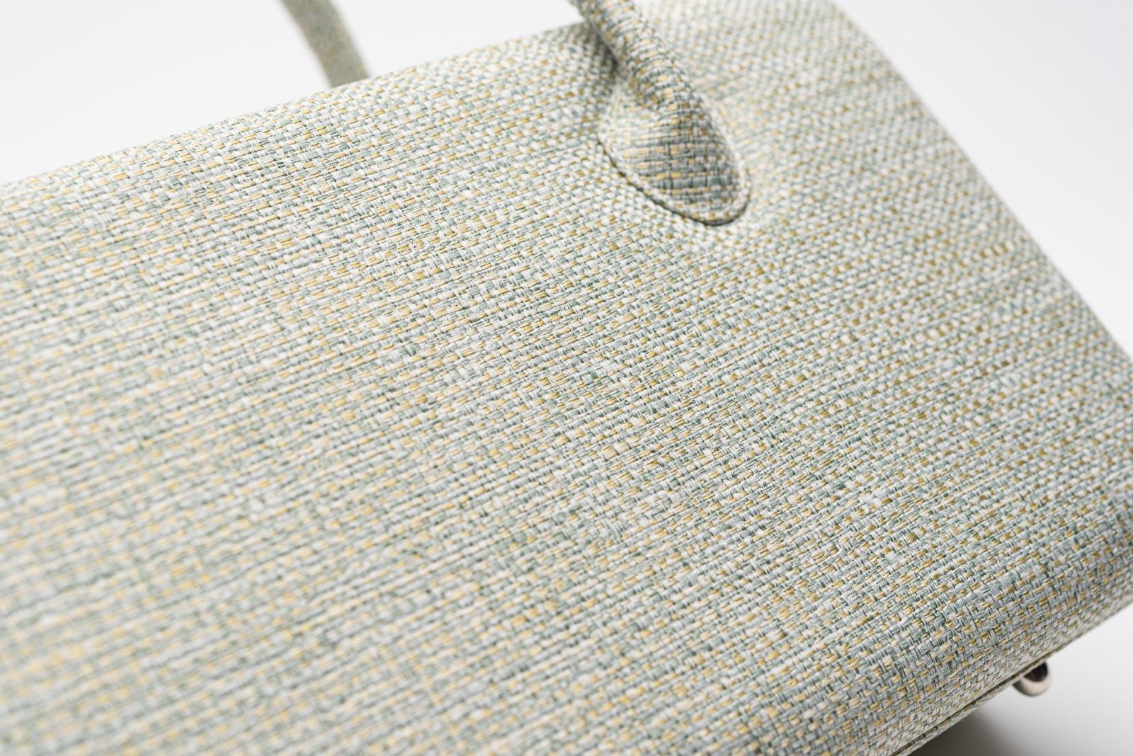 利休バッグ 白梅 グリーンゴールド : 新品・リユース着物の通販 からん