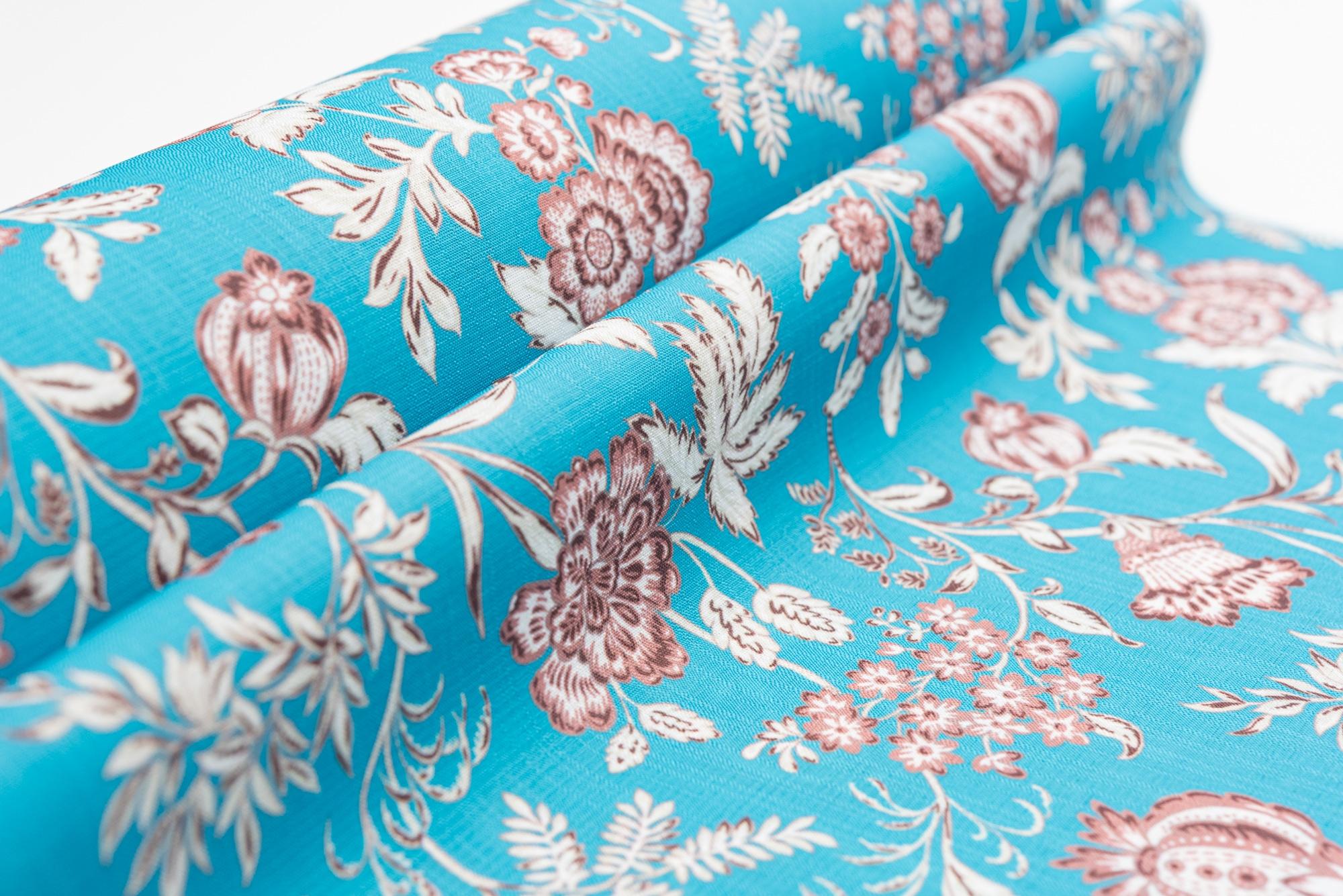 【反物】新品　召しませ花　唐花　セオαの画像