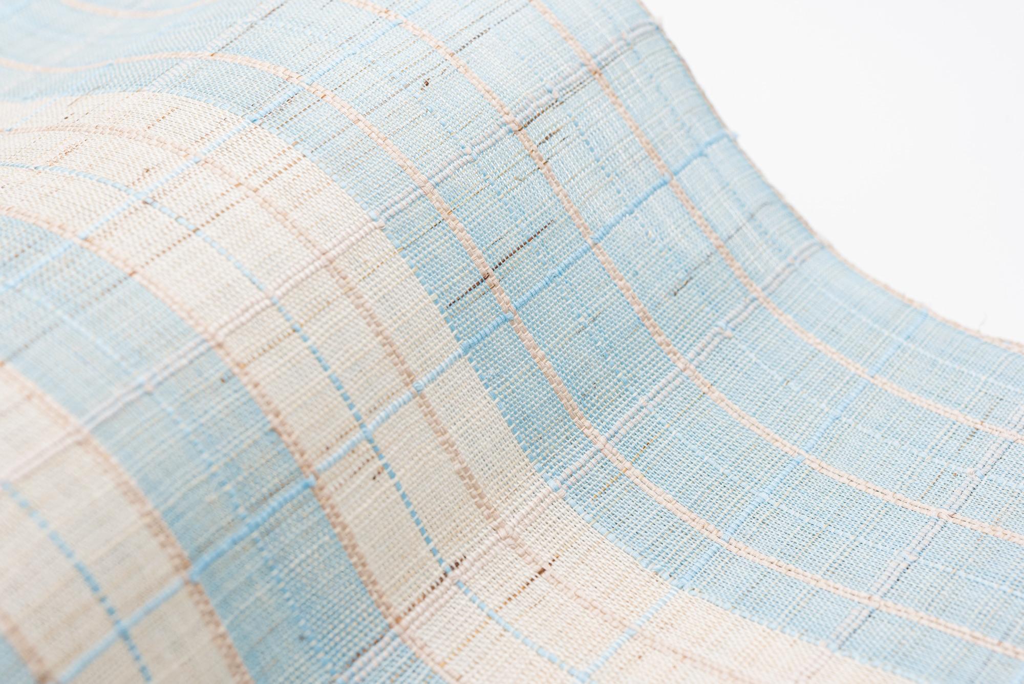 新品　手織りからむし　麻　夏八寸名古屋帯の画像
