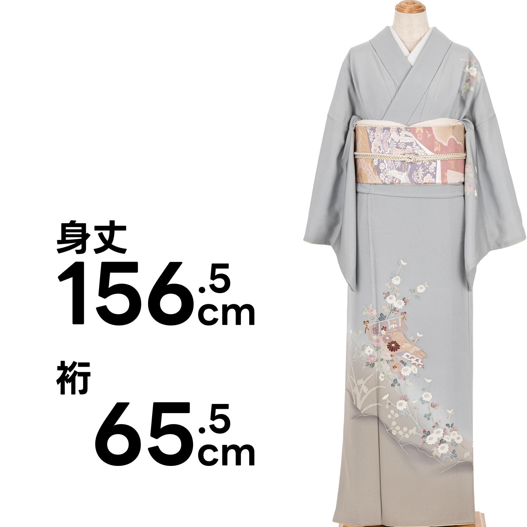 付け下げ訪問着 御簾に花 ゆったりサイズ : 新品・リユース着物の通販 
