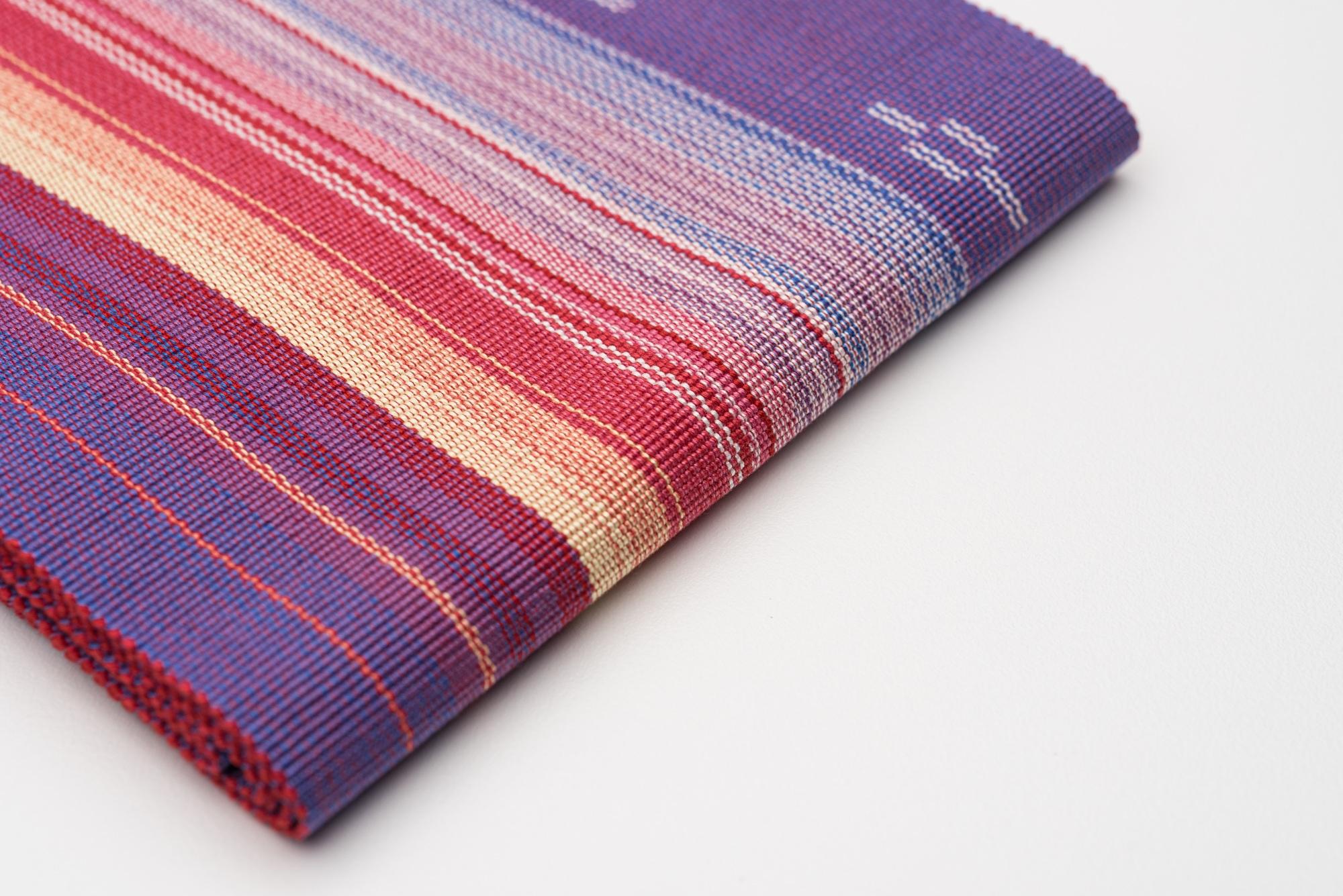 ミンサー　半幅帯　新品未使用　藍　紫 新品 八重山ミンサー 半幅帯 紫 : 新品・リユース着物の通販 からん