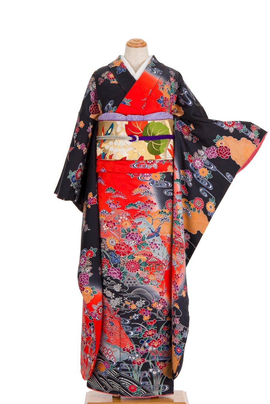 紅型 振袖 リサイクル（女性用着物）｜着物、浴衣
