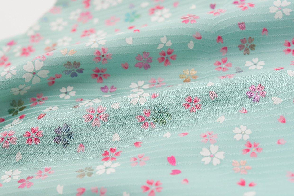 平和屋着物○上質な紬 霞文 鉛色 三越扱い 正絹 逸品 AABC8655ck