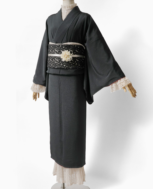 定価24】【新品】一越縮緬 袷 着物