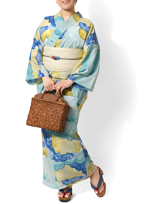 Y3038◆美品 洗える夏着物 tsumori chisato 薄物 浴衣 Y3038◇美品 洗える夏着物 tsumori chisato 薄物 浴衣 - メルカリ