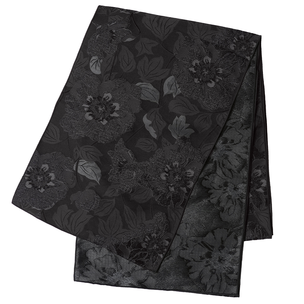 25日まで限定価格Tsubakian オリエンタルジャガード 兵児半幅帯 25日