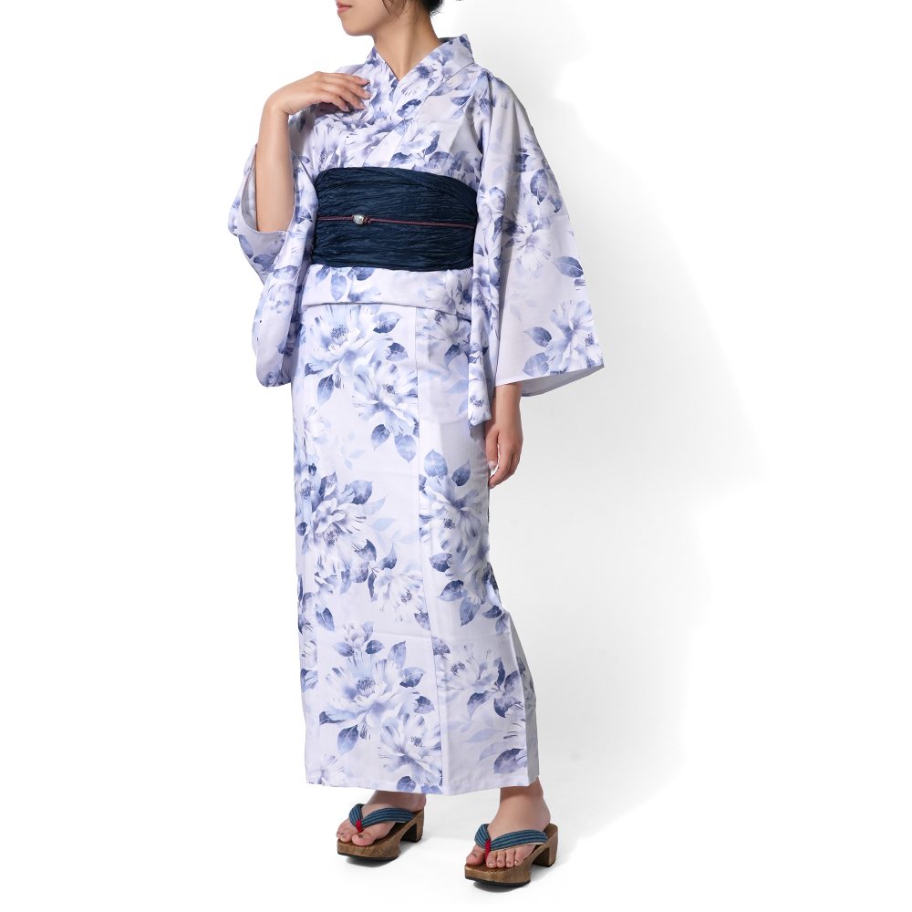 ワンピース 浴衣 モダン フラワー セパレート 二部式 花柄