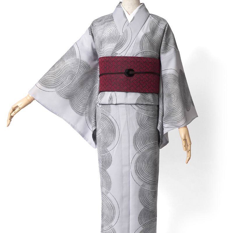 撫松庵 半幅帯 麻100% 網代文様 赤 黒 リバーシブル 夏用 浴衣帯 長尺 撫松庵 半幅帯 麻100% 網代文様 赤 黒 リバーシブル 夏用 浴衣帯 長尺