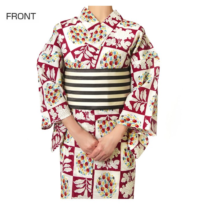 ぴー　【中古】岡重　カラフルな浴衣　綿絽　綿100% ぴー様専用 【中古】岡重 カラフルな浴衣 綿絽 綿100% - メルカリ
