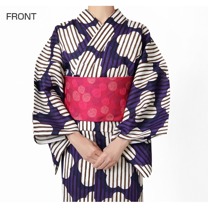 sou sou 浴衣　おおらかとりどり　紫　黄色　青 net限定】SOU・SOU×ワコール 寛（かん）GIBAO／おおらかとりどり