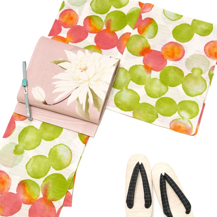 着用少ない！美品＊綿絽＊本染＊クリーニング済み＊高級＊ゆかた＊１５７ｃｍ＊裄６４ 着用少ない！美品＊綿絽＊本染＊クリーニング済み＊高級＊ゆかた
