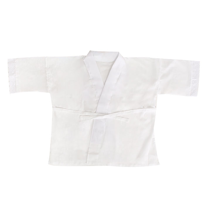 クレープ肌着 白 M L LL 3サイズ 夏用 夏 単衣 薄物 夏着物 クレープ生地 綿 絽 日本製
