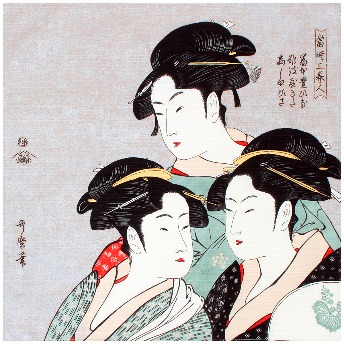 風呂敷 50cm 隅田川 浮世絵 全10種類 綿 おしゃれ 安い 日本製 エコバッグ｜kimono-kisste｜03