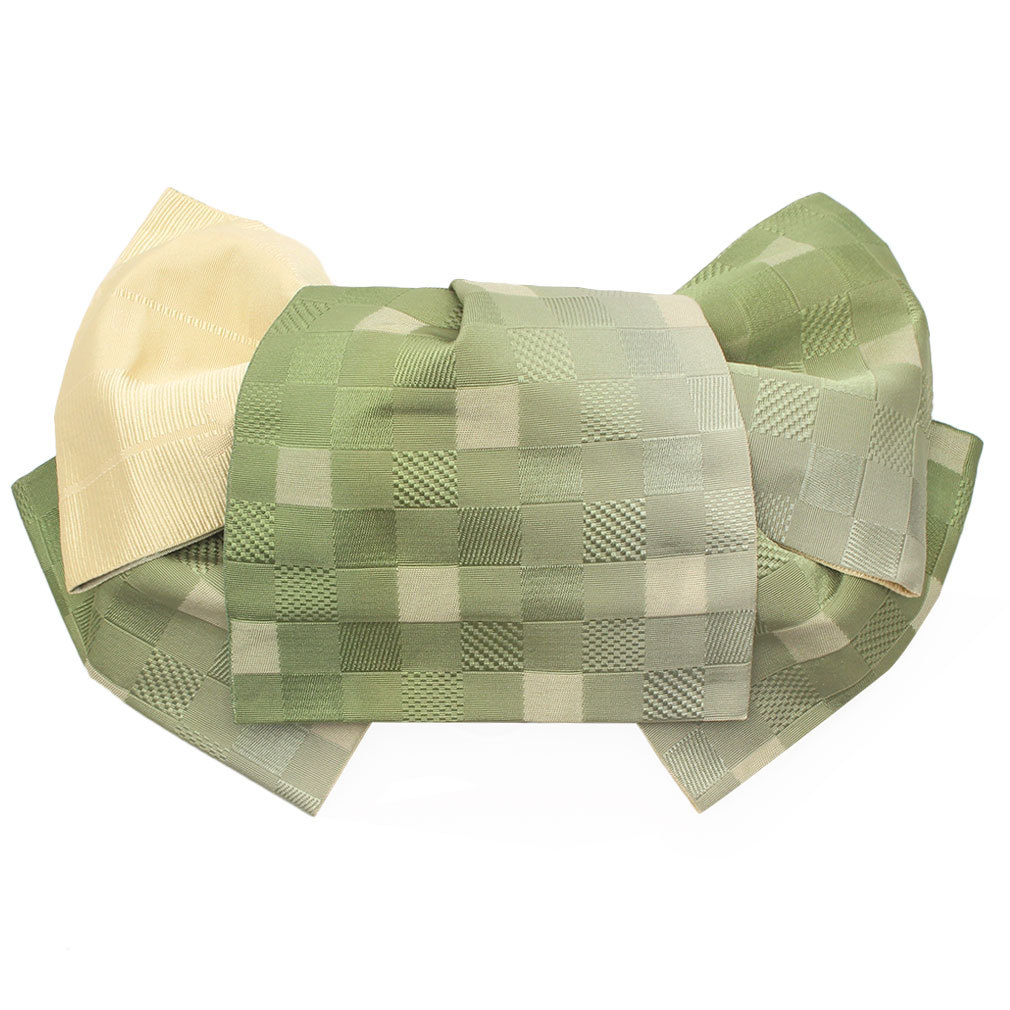 Kisste（キステ） 浴衣 帯 作り帯 浴衣作り帯 黄 緑 紫 藤色 赤 エンジ