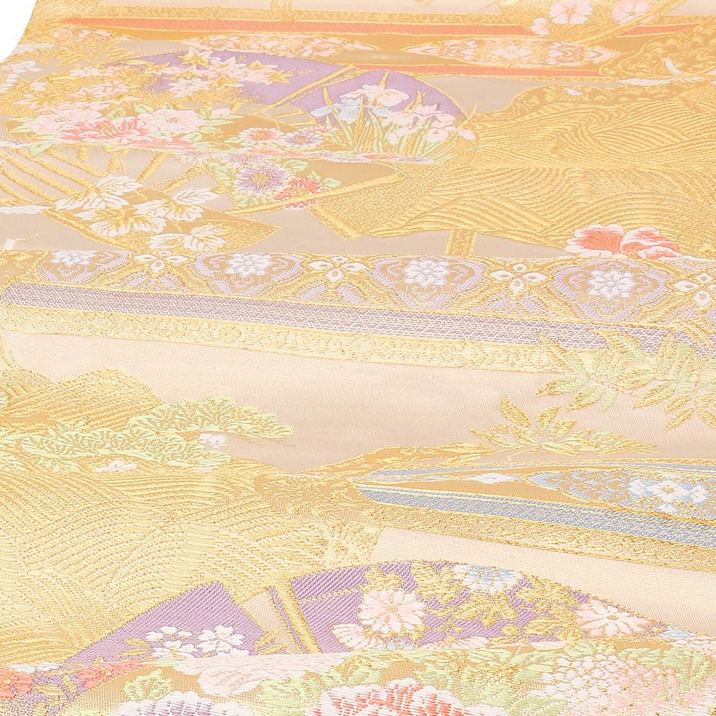 Kisste 帯 袋帯 留袖用帯 フォーマル 西陣織 留袖帯 ゴールド 金