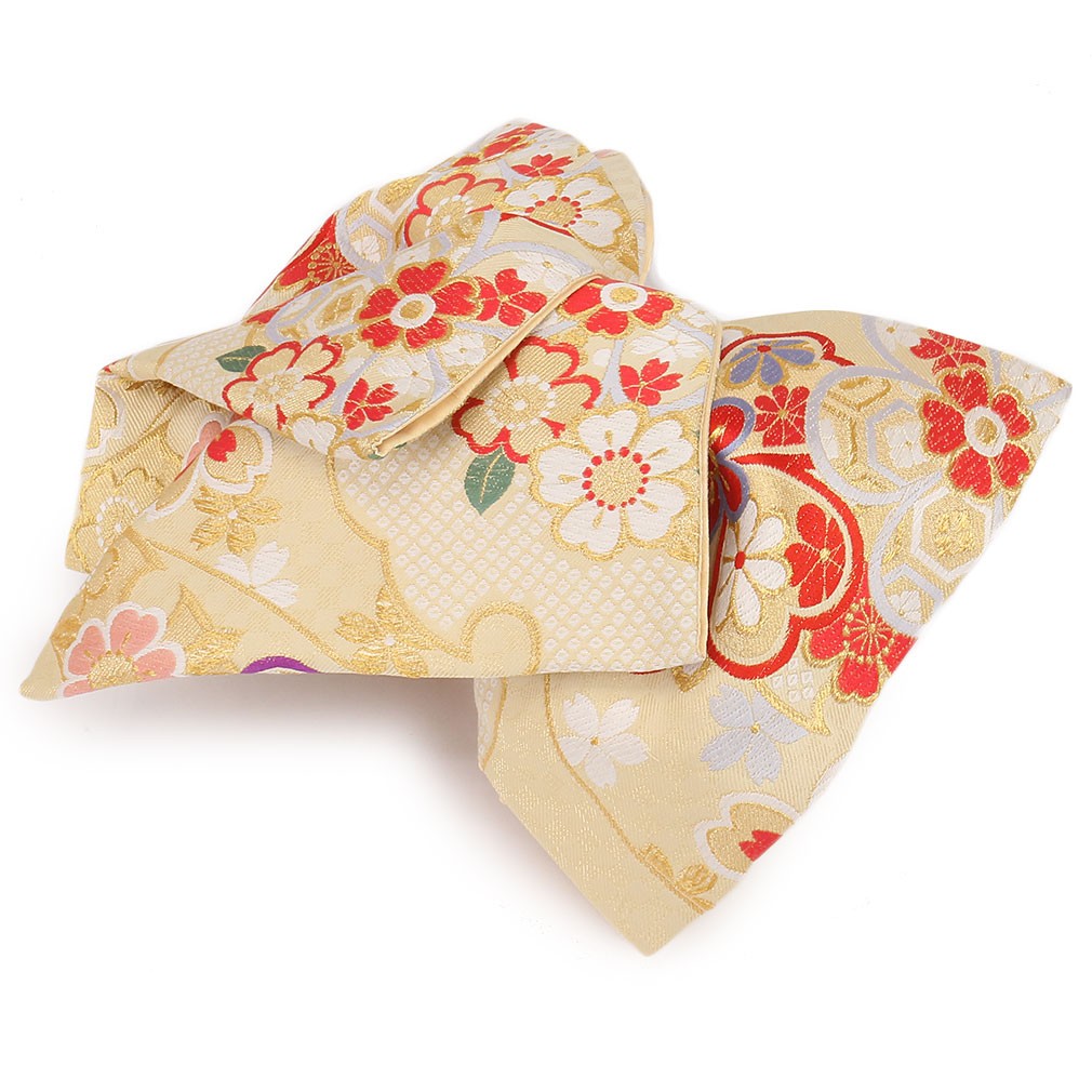 Kisste（キステ） 振袖 帯 振袖帯 振袖の帯 振袖用袋帯 袋帯 振袖用 黄