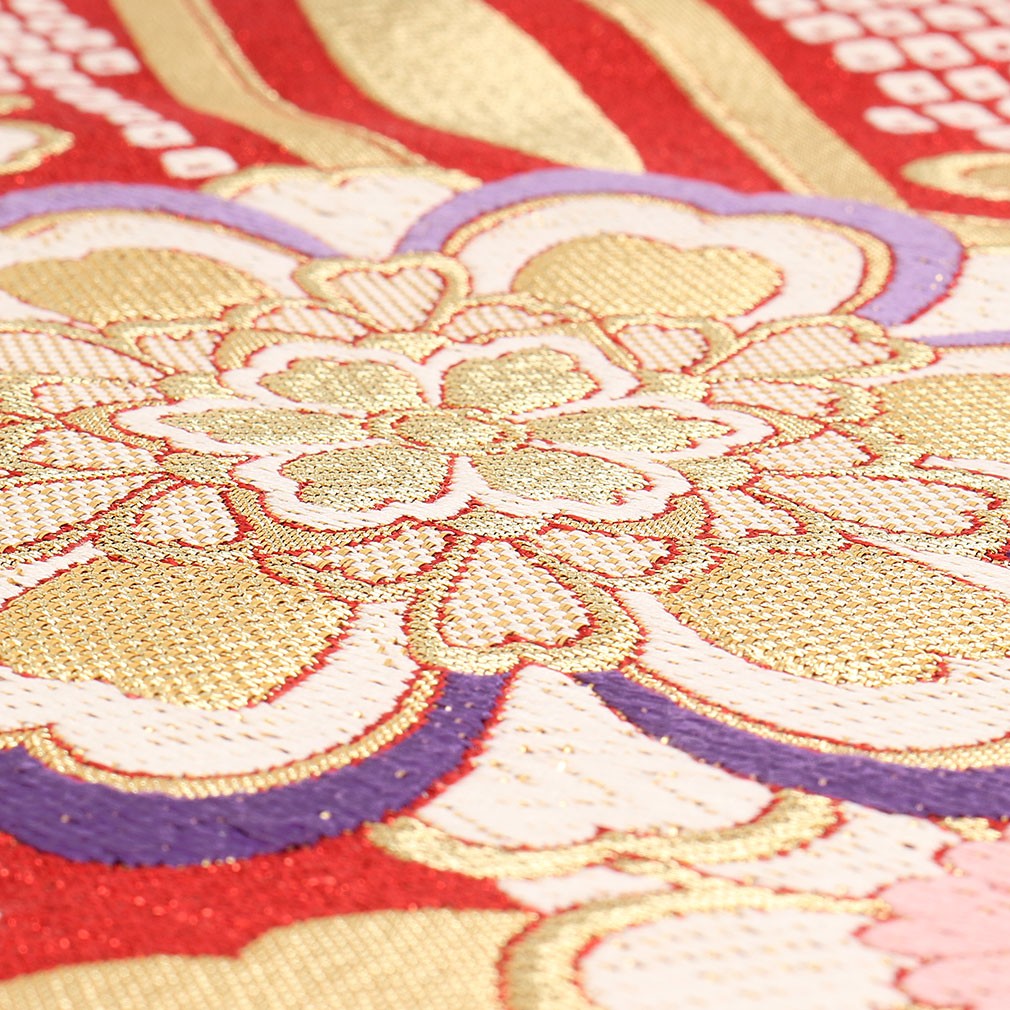 Kisste（キステ） 振袖 帯 振袖帯 振袖の帯 振袖用袋帯 袋帯 振袖用 赤