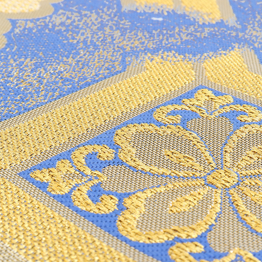 Kisste（キステ） 振袖 帯 振袖帯 振袖の帯 振袖用袋帯 袋帯 振袖用 青