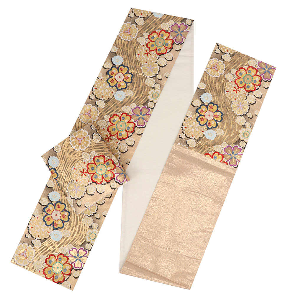 Kisste（キステ） 振袖 帯 振袖帯 振袖の帯 振袖用袋帯 袋帯 振袖用 金