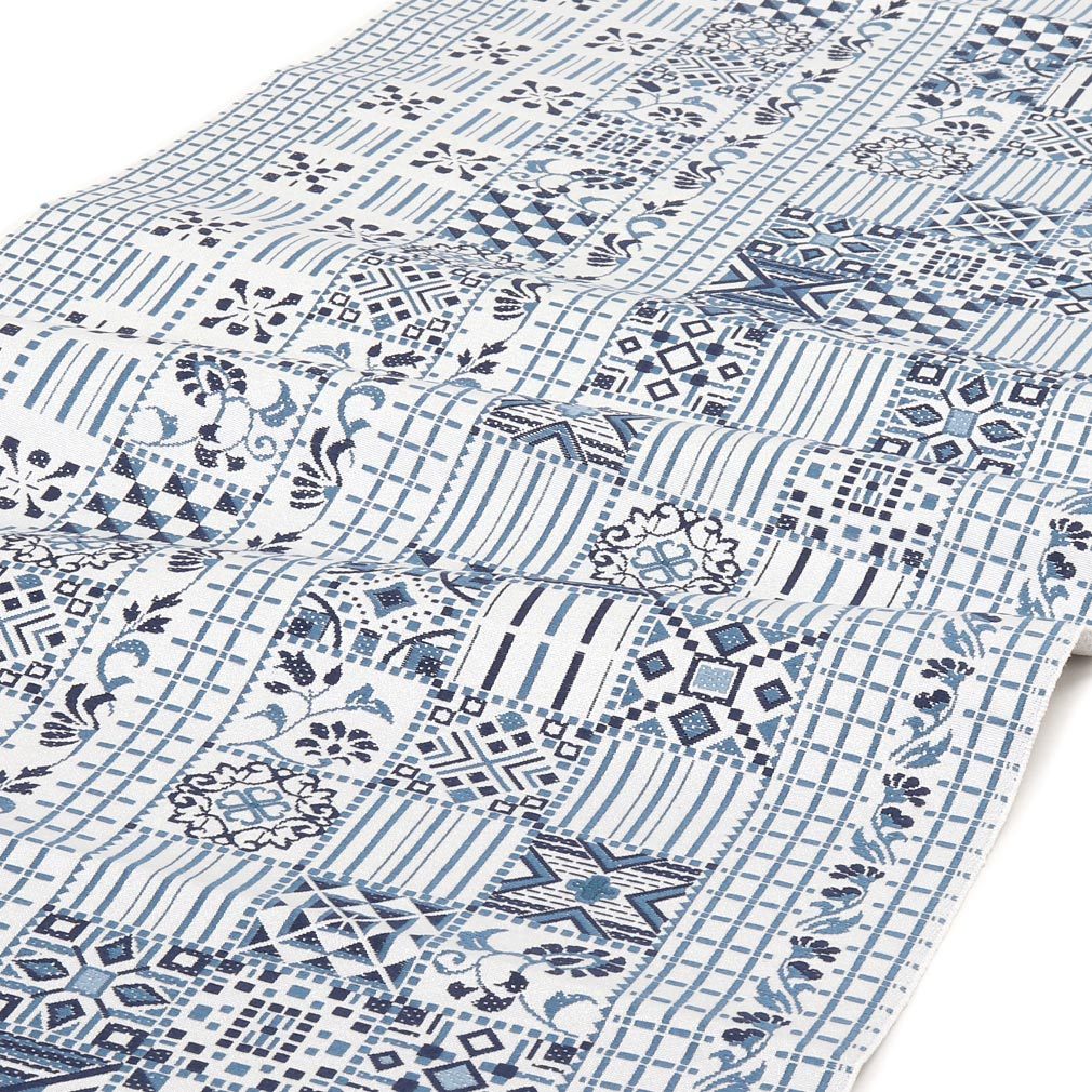 Kisste（キステ） 名古屋帯 正絹 新品 八寸名古屋帯 白 廣部織物 色