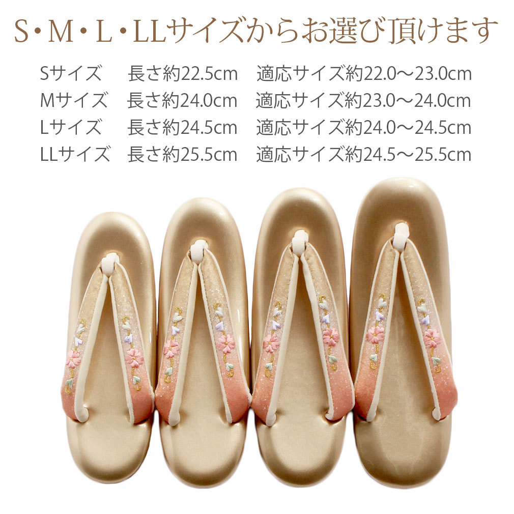 振袖用,袴用,訪問着用,刺繍花緒草履