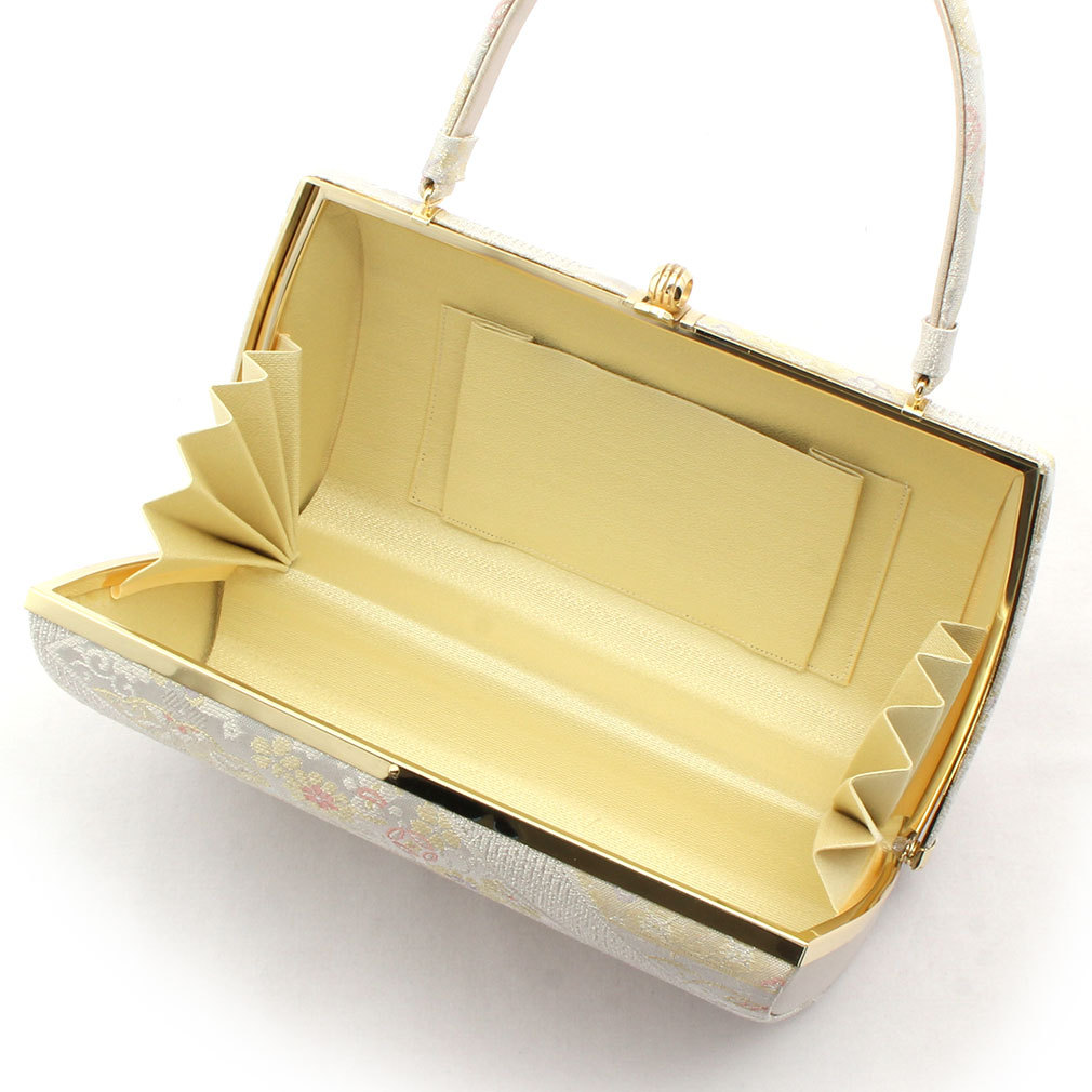 留袖用草履バックセット 留袖用草履バッグ 草履バッグセット 留袖 訪問着 バッグ草履セット 紗織 沙織 S M L LL フリーサイズ 小さい 大きい シルバー