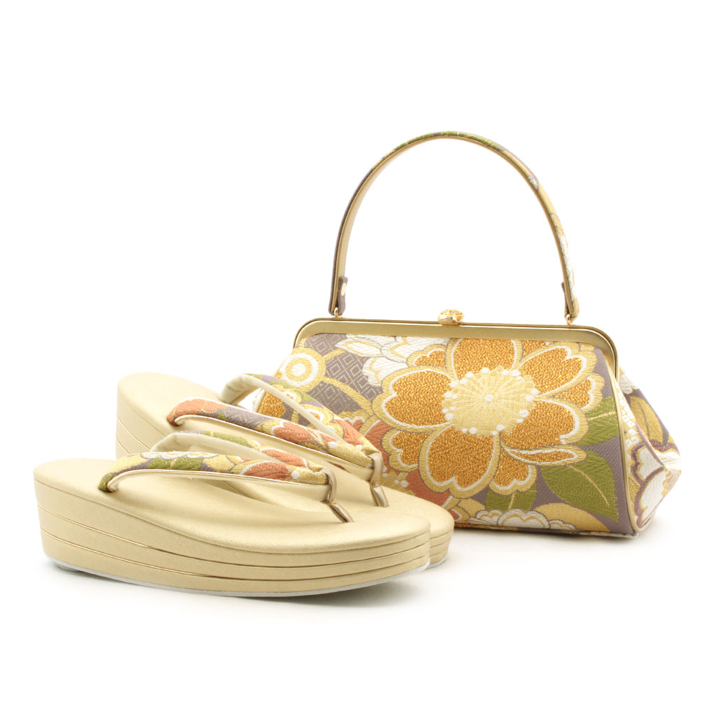 Kisste（キステ） 草履バッグセット 成人式 振袖 世美庵 L