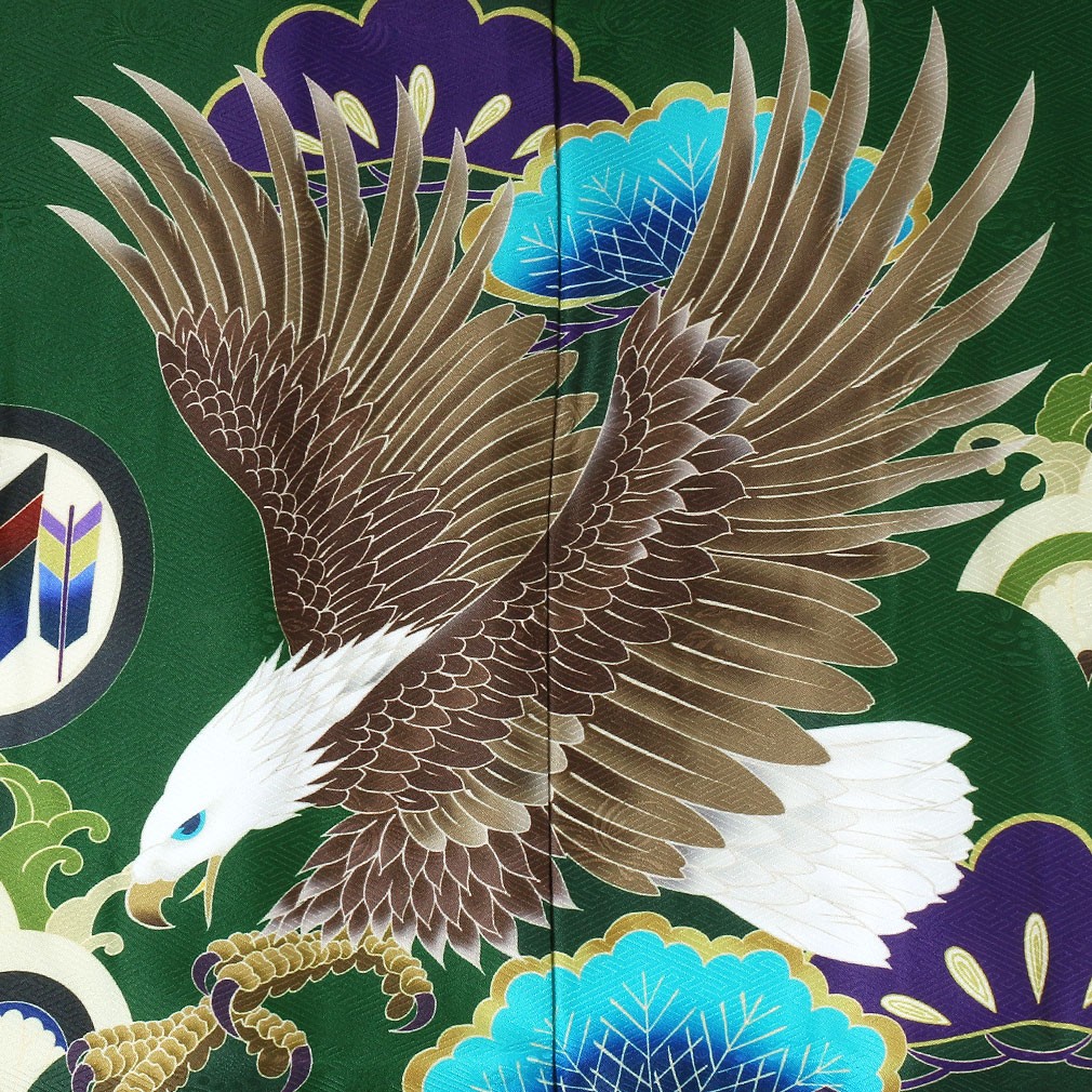 Kisste（キステ） 七五三 着物 袴 セット 10点 男の子 緑 茶 ベージュ