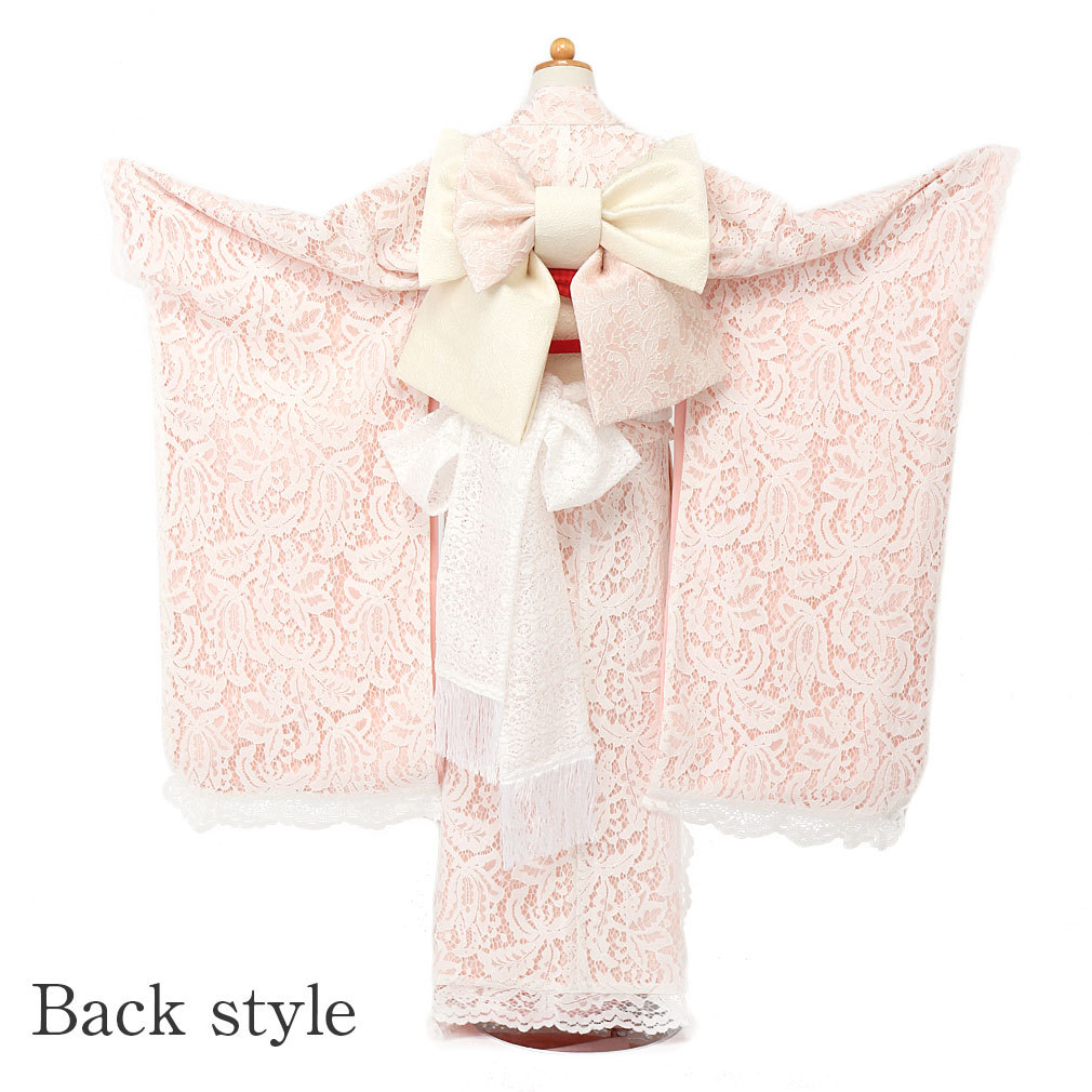 七五三四つ身着物15点セット 花柄 ピンク Kisste（キステ） 七五三 着物 セット 7歳 女の子 11点セット ピンク