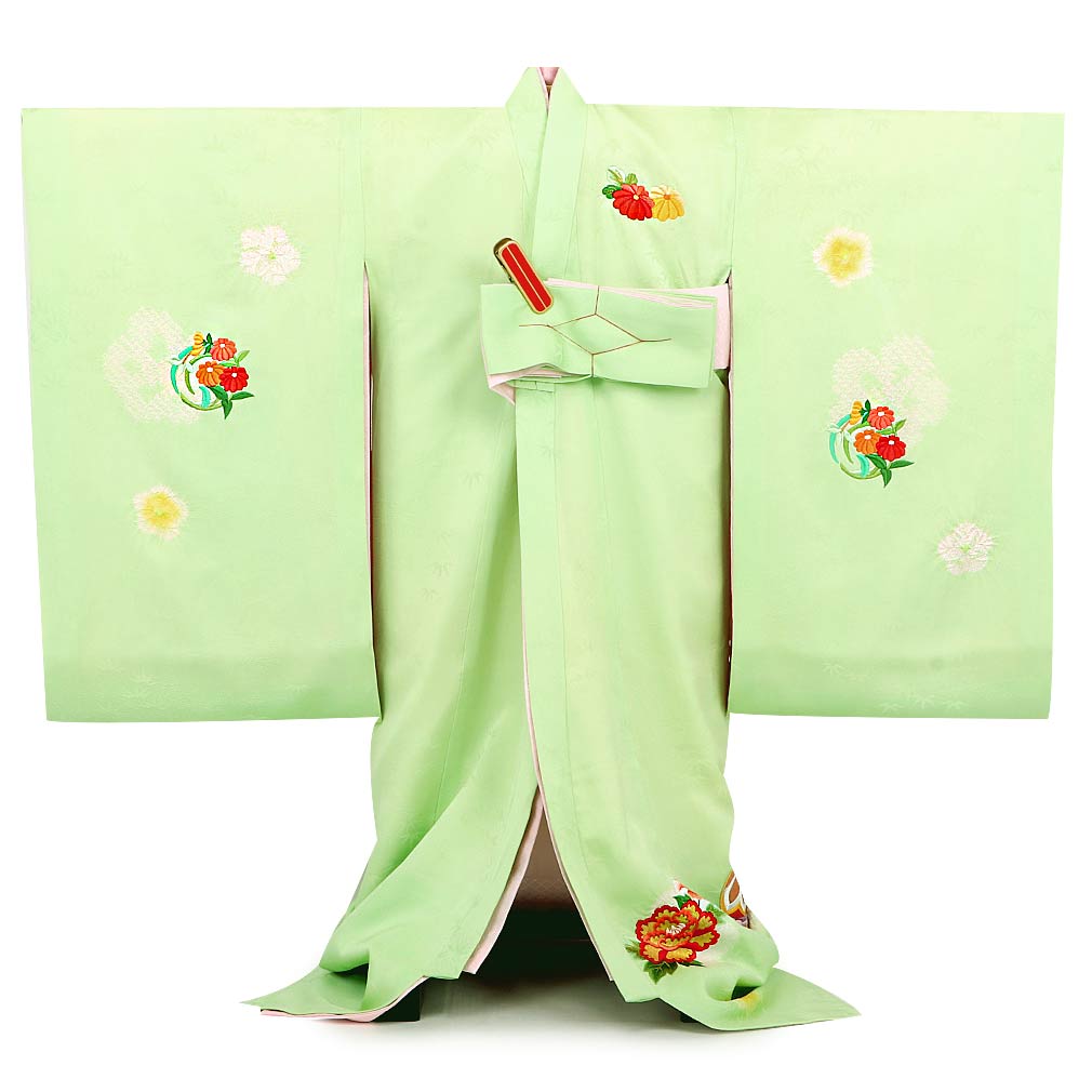 Kisste お宮参り 着物 女の子 服装 赤ちゃん 産着 掛け着 祝い着 初着