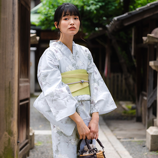 未使用、浴衣♪夏祭り、花火大会、飾り帯付き - 通販 - guianegro.com.br