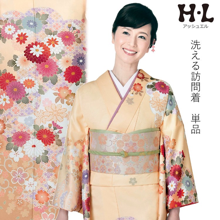 H.L（アッシュ・エル） 訪問着 洗える セット 購入 5点セット 薄