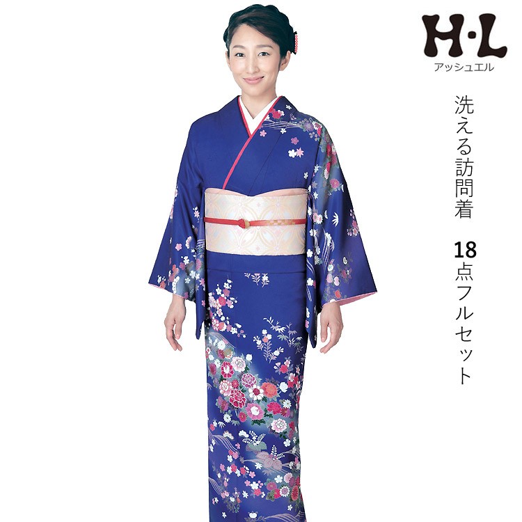 躾糸付未使用　Lサイズ　杏子色　更紗　正絹付下げ訪問着　　k430 2003246501.jpg