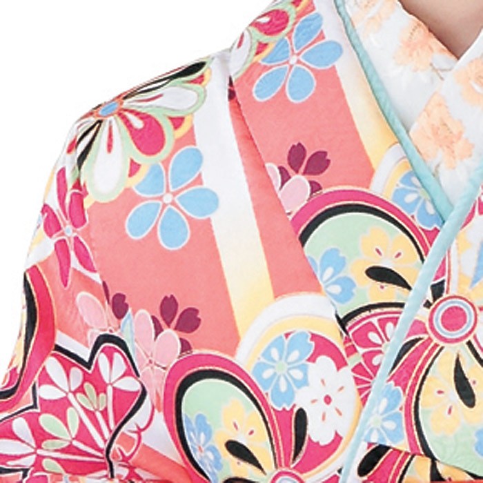 H.L 卒業式 袴 着物 二尺袖 単品 アッシュエル 洗える 8柄 桜 椿 菊