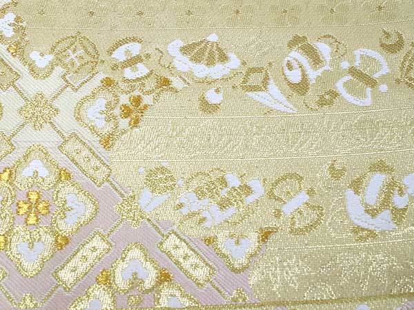 袋帯 単品 絹 仕立て付き フォーマル 礼装 西陣織 大光謹製 ゴールド