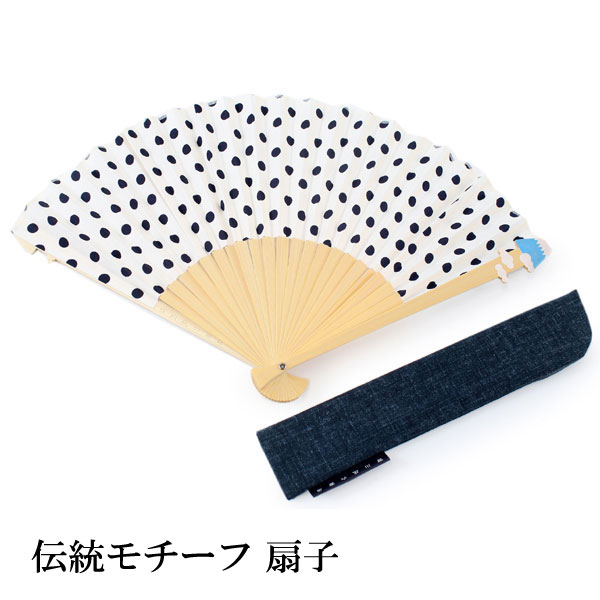 京都 ちりめん 袋帯 扇子絞り 雅-小千谷縮-［浅紫］扇袋セット【婦人扇子】 - 京扇子の老舗