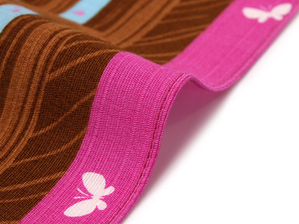 風呂敷 綿小ふろしき お花見 桜 4月 ピンク色 50cm 中巾 小さい 日本製