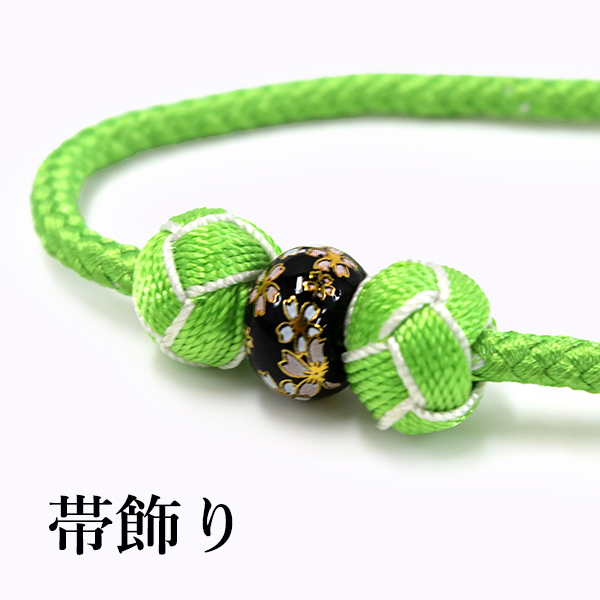 ゴールド系　七宝模様のだらりの帯 金駒刺繍 引箔袋帯【七宝 白灰】 [241021-kinho-39] - ￥115,000