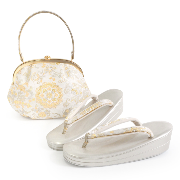 草履バッグセット 留袖 訪問着 金 銀 華紋 礼装 フォーマル