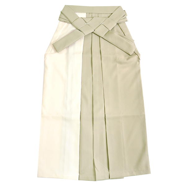 袴 単品 卒業式 バイカラー ベージュ カーキ ピンク グレー 無地 M L