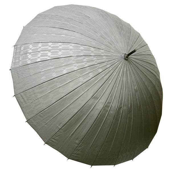 着物 傘 雨 24本骨 江戸切子柄地紋 7色 日傘 UVカット イエロー レッド ブルー グリーン ネイビー グレー ブラック 軽量 和傘 和装 | ブランド登録なし | 06