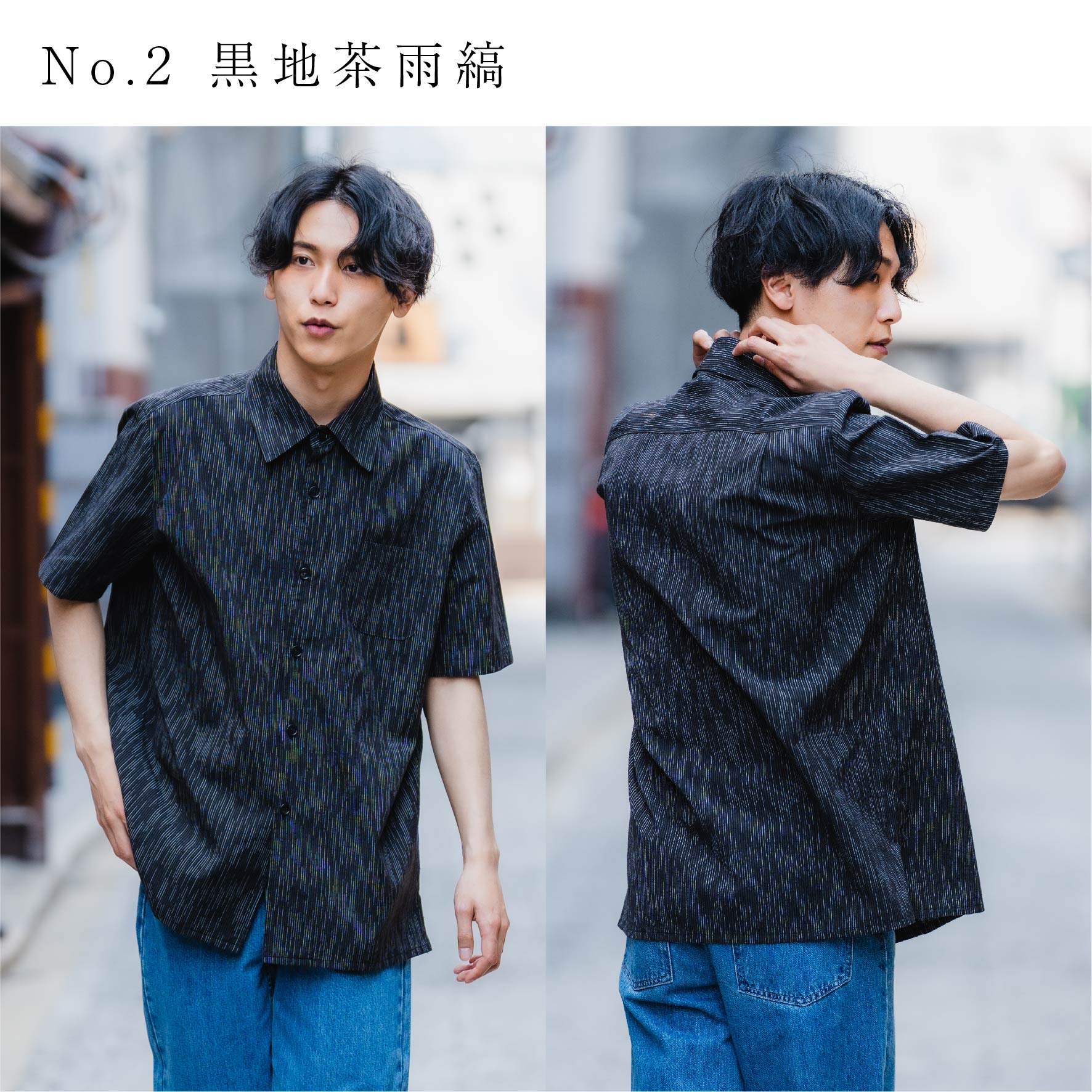 半袖シャツ メンズ M L サイズ 4色 ベージュ グレー ブラック 縞 ストライプ 涼しい 綿素材 綿 遠州木綿 日本製
