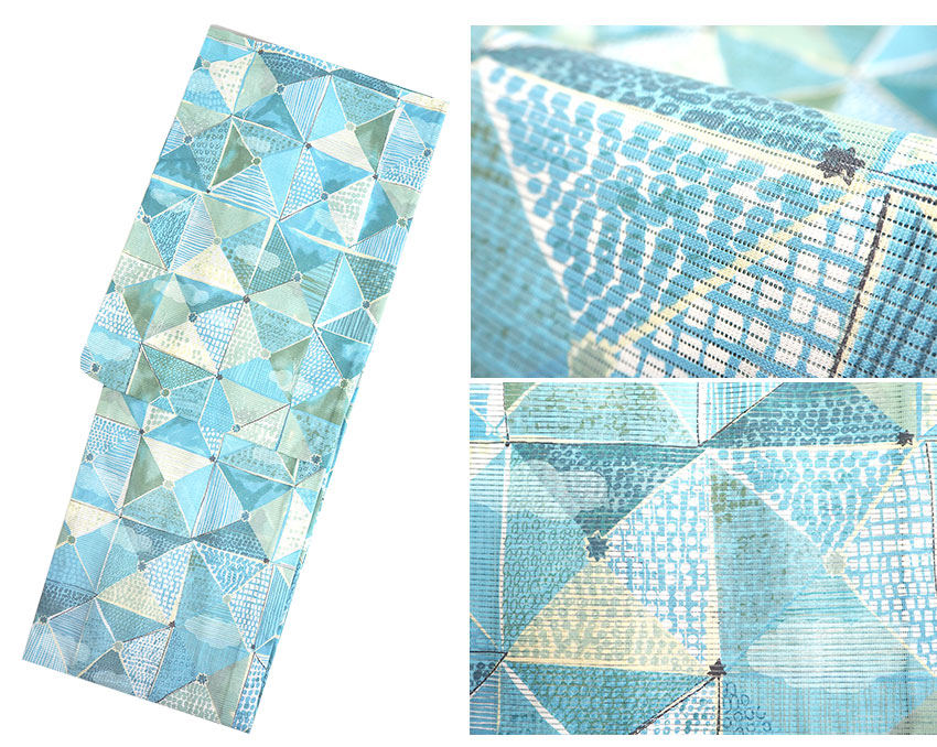 浴衣 単品 レディース フリーサイズ 紙ふうせん イエロー 薄紫 ブルー