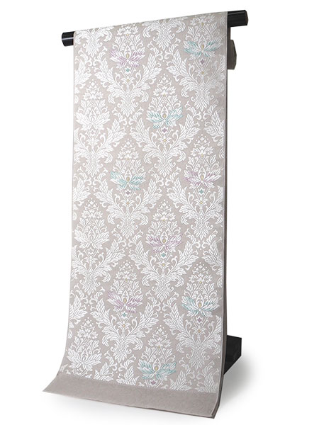 名古屋帯 正絹 新品 未仕立て 反物 カジュアル 薄パープル