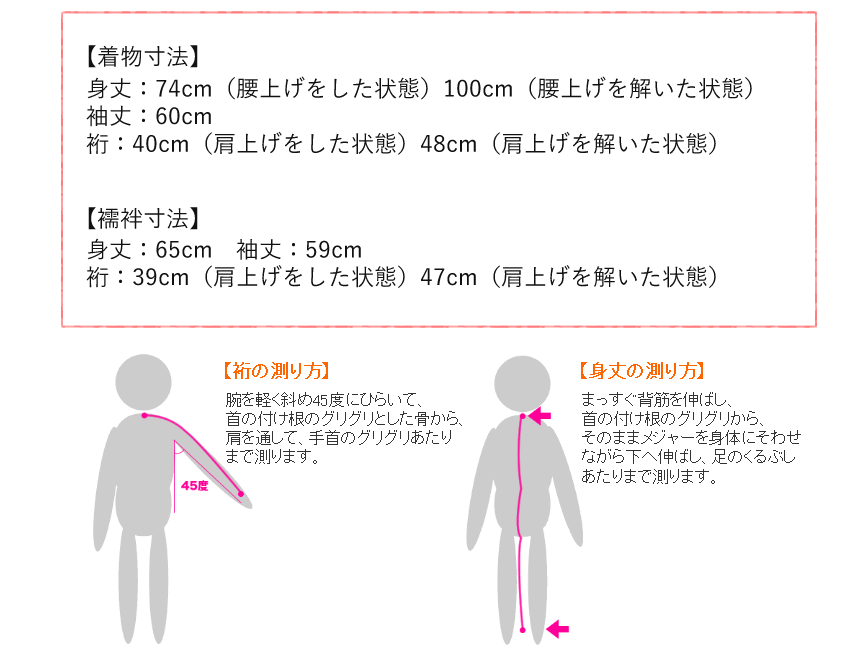 七五三 着物 3歳 13点 セット 着物 作り帯 はこせこセット 帯揚げ しごき 腰紐 足袋 女の子 三つ身 赤 ピンク ブルー 黒 古典 レトロ 子供 購入 帯 着物セット｜kimono-kyoukomati｜28