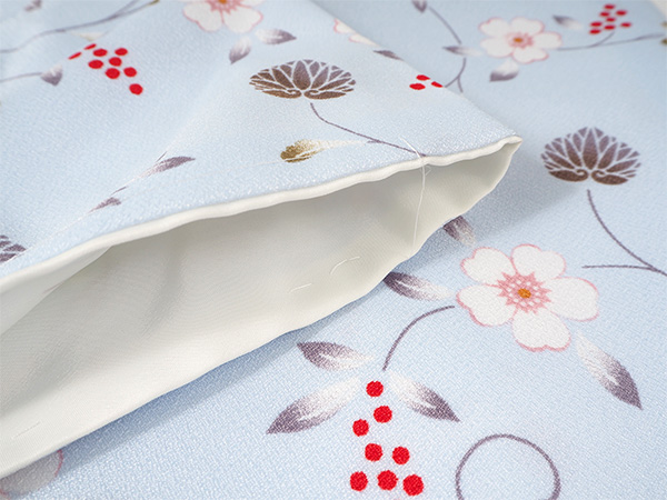 売切値下げ】508mku20△洗える着物！小紋 桜 唐草 袷△美品 着物