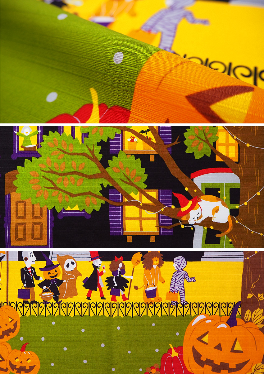 風呂敷 三毛猫 ネコ 50×50 お月見 ハロウィン クリスマス お正月